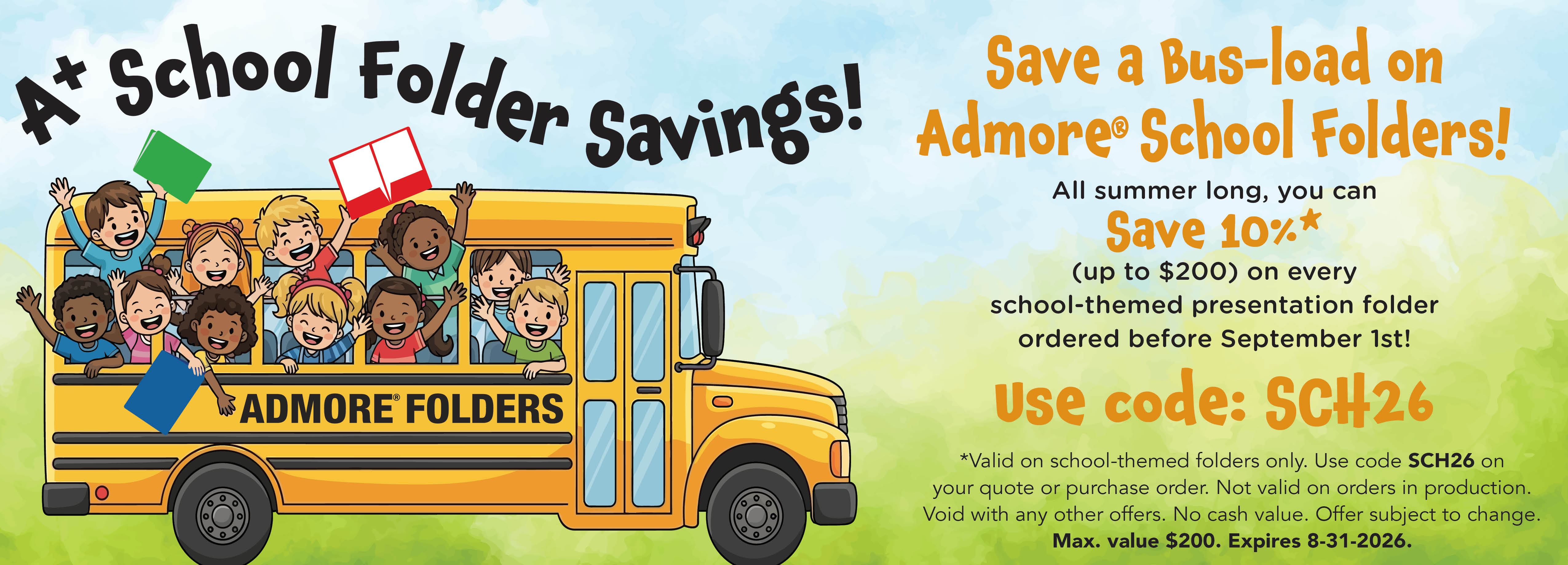Save on School and Education Folders